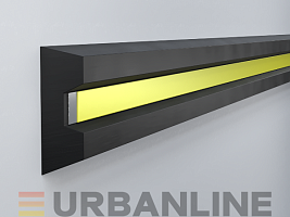 Защитный резиновый отбойник Urbanline RM-230-50 М-образной формы