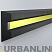Защитный резиновый отбойник Urbanline RM-230-50 М-образной формы