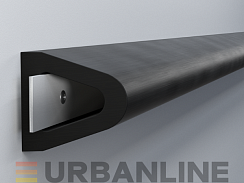 Деформационный резиновый отбойник из резинового профиля Urbanline RDD-152-152