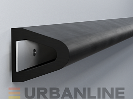 Деформационный резиновый отбойник из резинового профиля Urbanline RDD-152-152