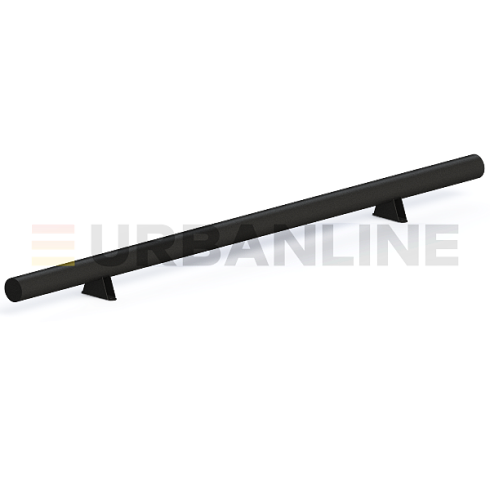 Колесоотбойник металлический URBANLINE ( L-1500мм, h-130мм; труба 76х3) прямой на кронштейнах 