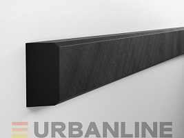 Защитный резиновый отбойник Urbanline RPK-127-54 прямоугольной формы