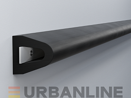 Деформационный резиновый отбойник из резинового профиля Urbanline RDD-108-102