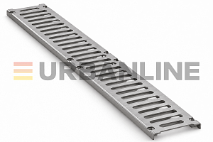 Нержавеющая решетка Urbanline AISI 304 для усиленного лотка DN100