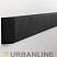 Защитный резиновый отбойник Urbanline RPK-127-54 прямоугольной формы